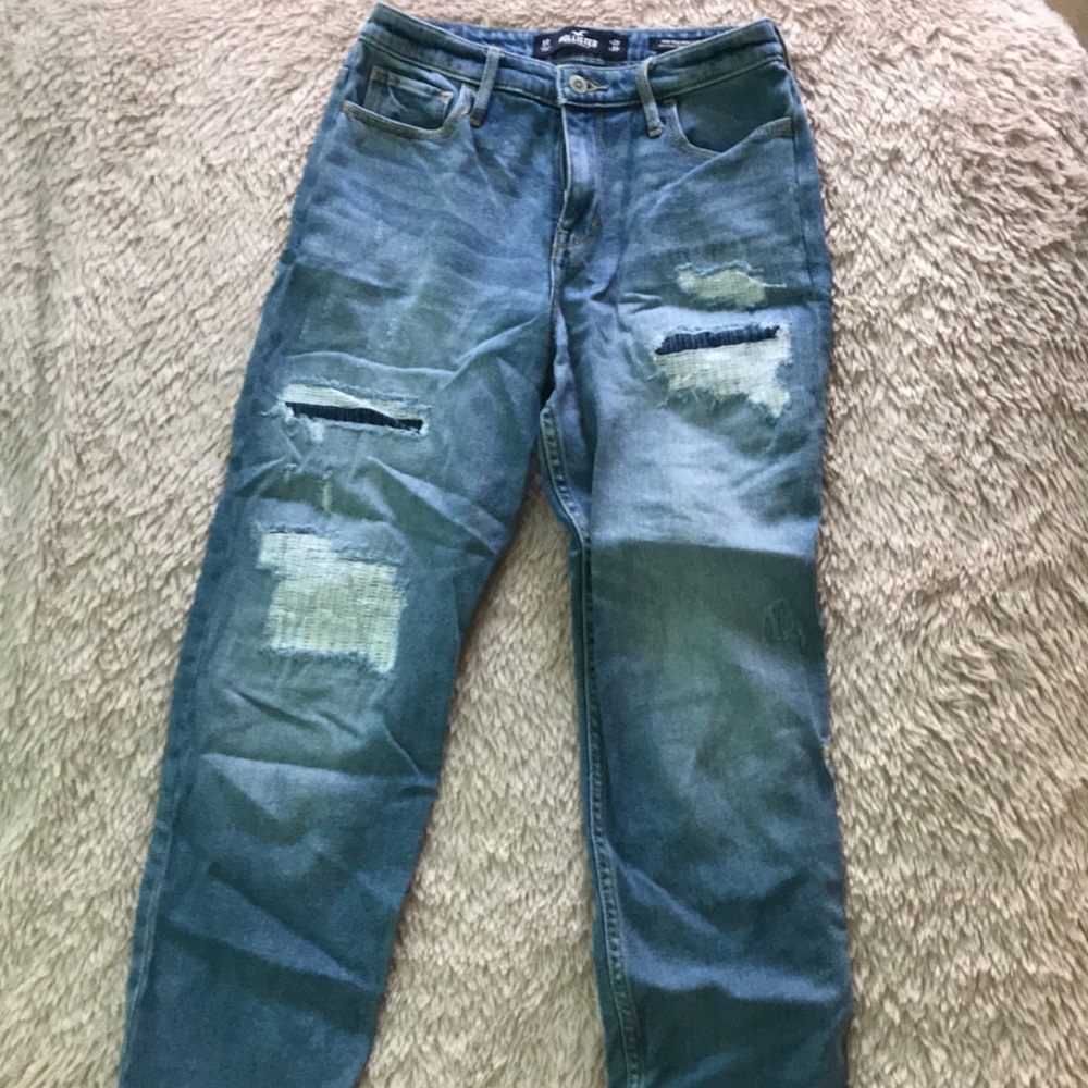 HOLLISTER vintage stretch high rise mom jeans